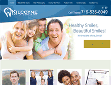 Tablet Screenshot of kilcoynedental.com